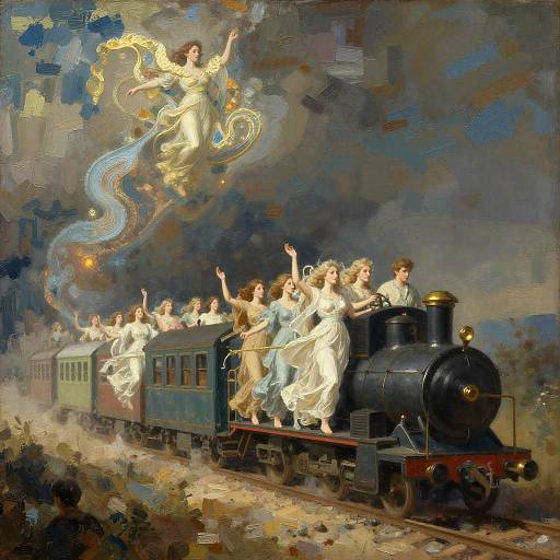 Ethereal Train to the Afterlife