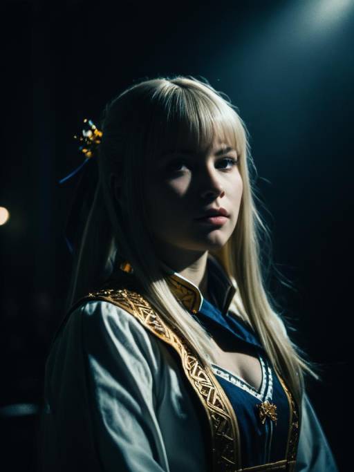 Woman in Kanna Cosplay Costume