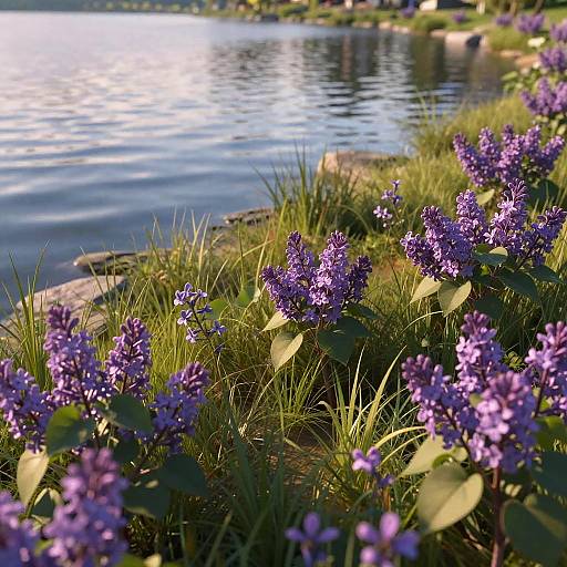 Ultra Detailed Photorealistic Lake Scene