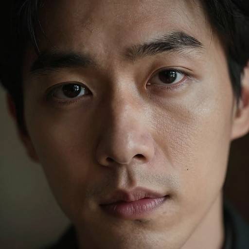 Enigmatic Digital Portrait with Intriguing Light