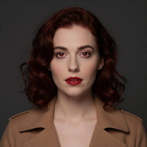 Close-Up Portrait of a Fair-Skinned Woman