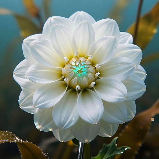 Opaline Dahlia in Underwater Kelp Forest