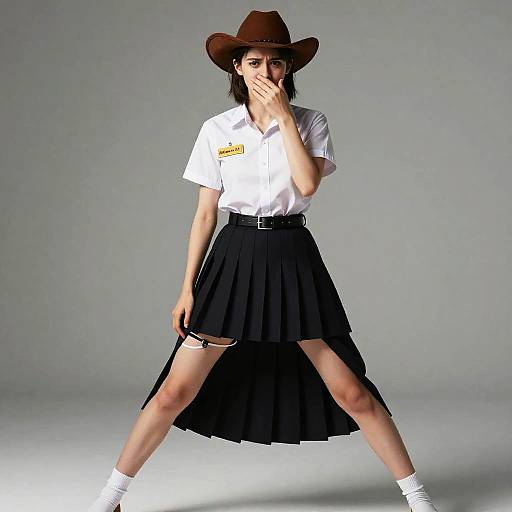 Dramatic Cowboy Shot Movie Poster