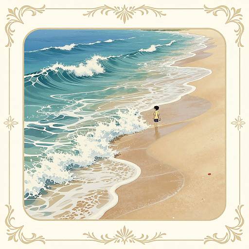 Australian Summer Beach Digital Art