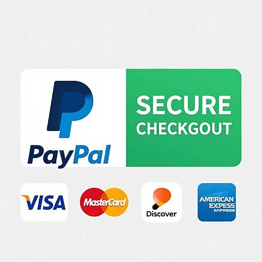 Clean PayPal Secure Checkout Graphic