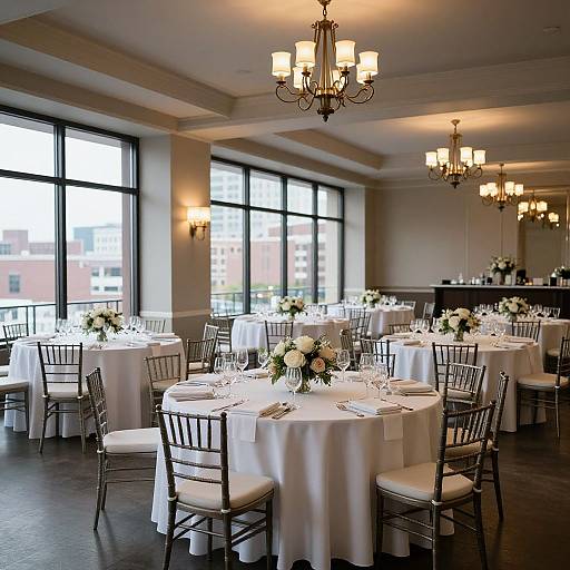 Elegant Wedding Dining Setup