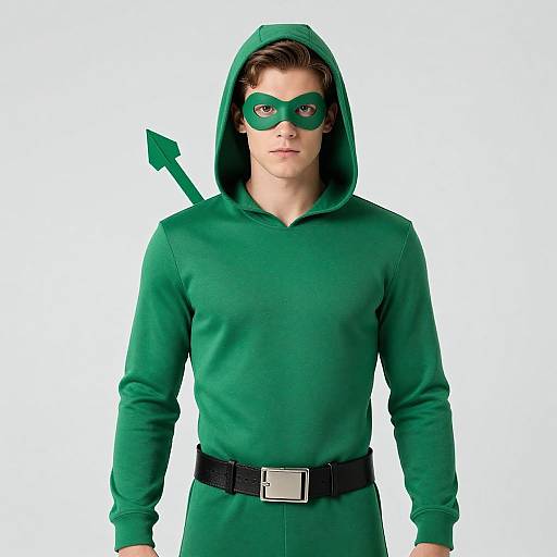 Realistic Green Arrow Rebirth Portrait