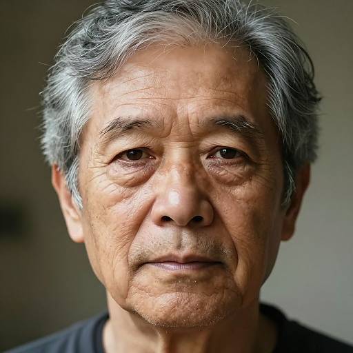 Realistic Old Age Filter Portrait