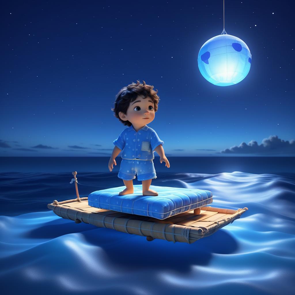 Pixar-Inspired Nighttime Adventure at Sea