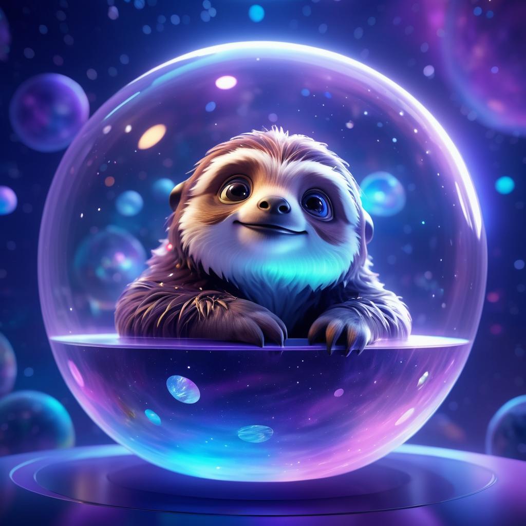 Cosmic Sloth in Glass Sphere Adventure