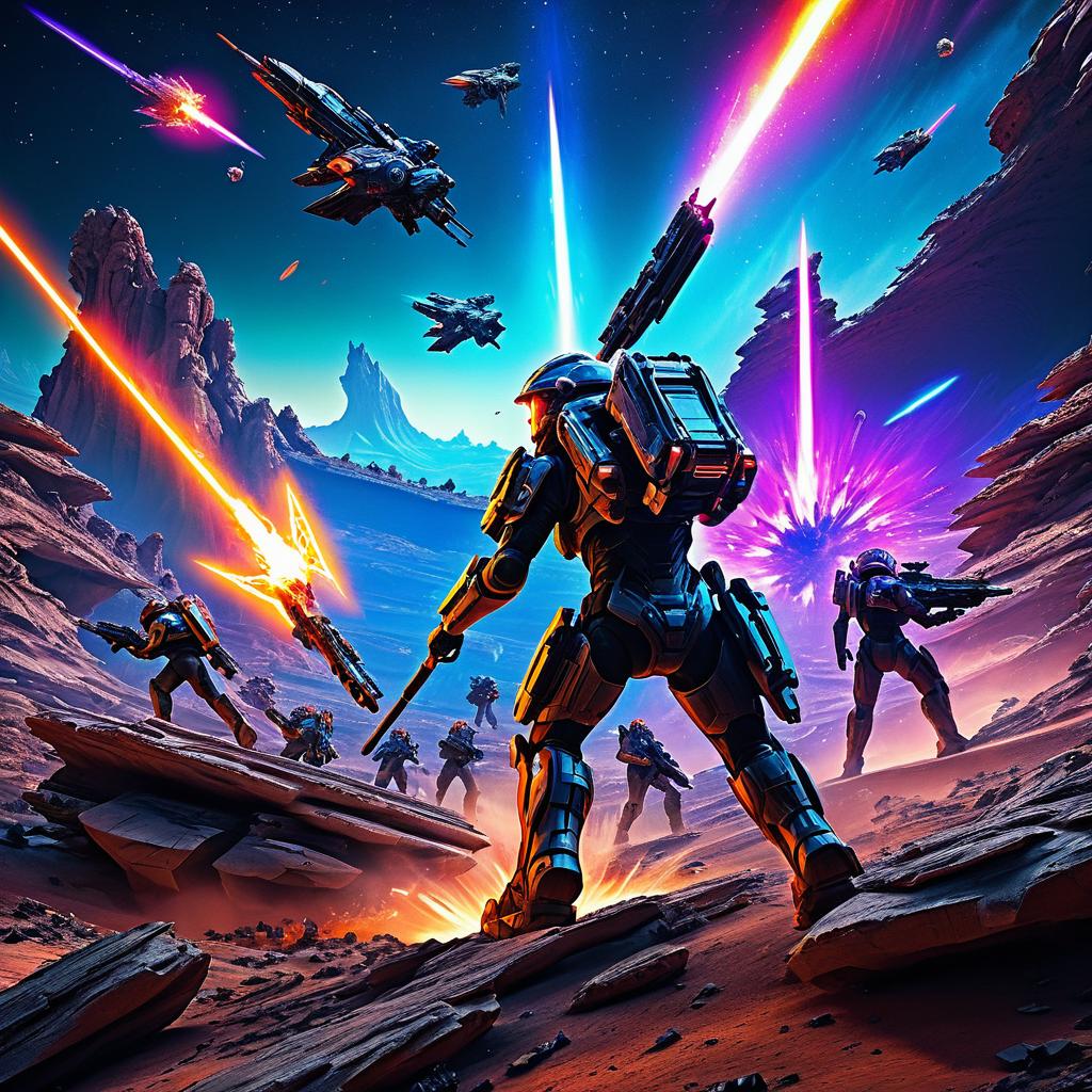 Epic Sci-Fi Action of Galactic Soldiers