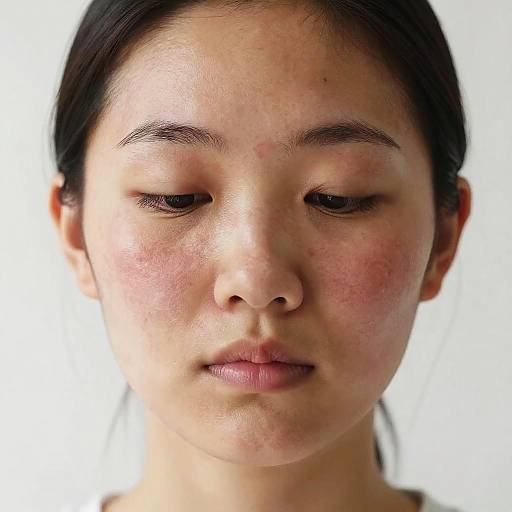 Realistic Facial Tetter Rash Portrait