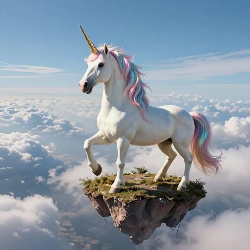 Regal Unicorn on Airborne Isle
