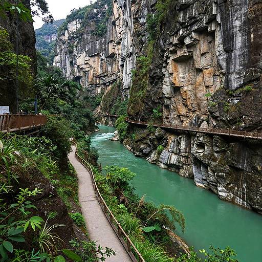 Taroko Gorge Scenic Nature Landscape