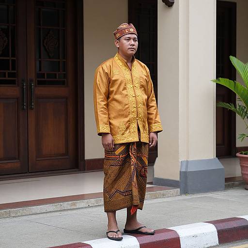Man in Philippine Traditional Costume