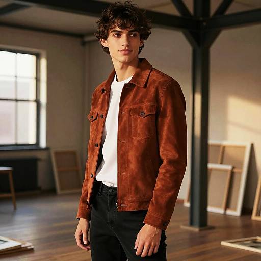 Photoreal Fashion Portrait in Loft