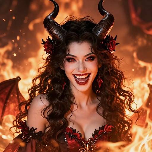 Joyful Demon Vampire Queen