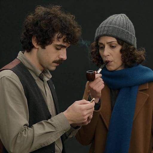 Intimate Portrait of Two People