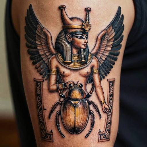 Isis Winged Goddess Tattoo Art