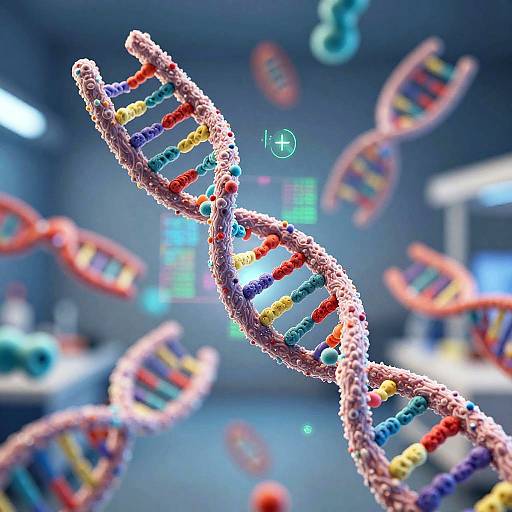 Vibrant Molecular Network in Sci-Fi Lab