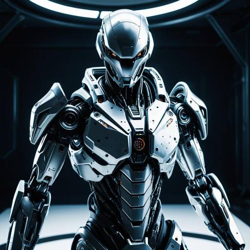 Futuristic Cyberpunk Alien Robot Concept