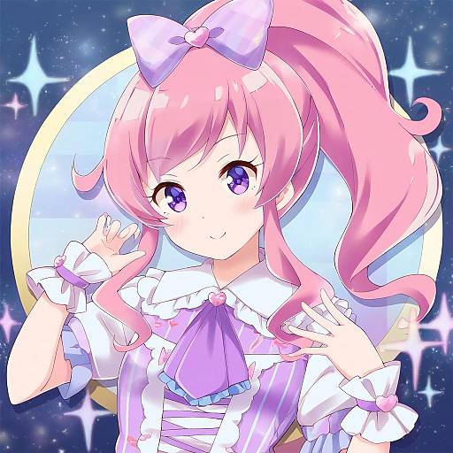 Illustration of Momoyama mirai, pretty series in the style of Rioshi