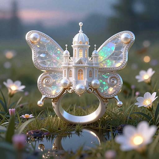 Opaline Butterfly Palace in Meadow