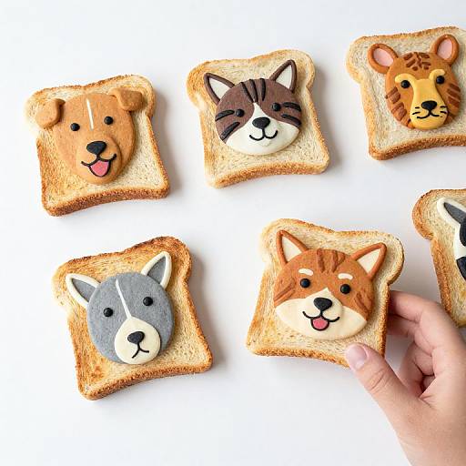 Cute Animal Toast Snacks for Kids