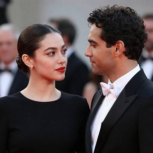 Formal Portrait: Intense Couple Gaze