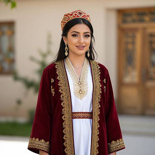 Armenian Woman in Traditional Dress