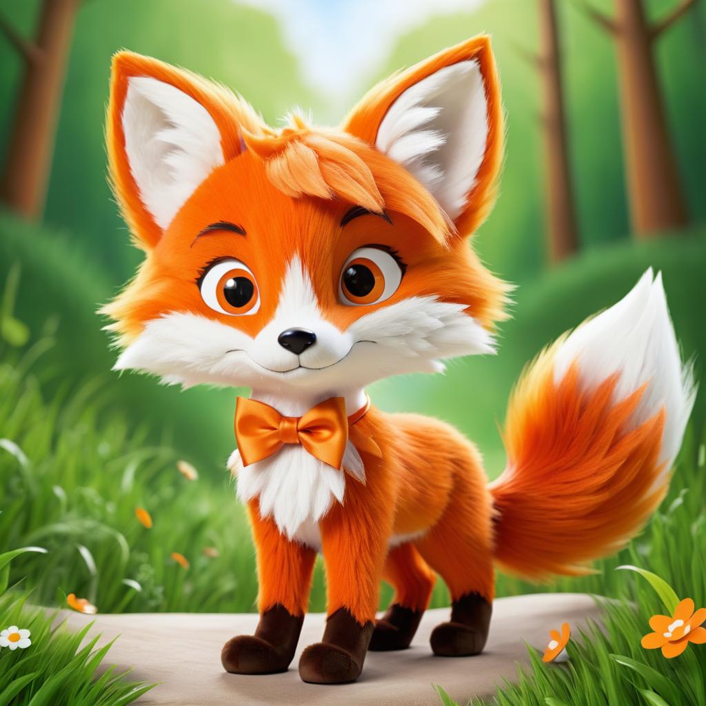 Lively Tails: The Adventurous Little Fox