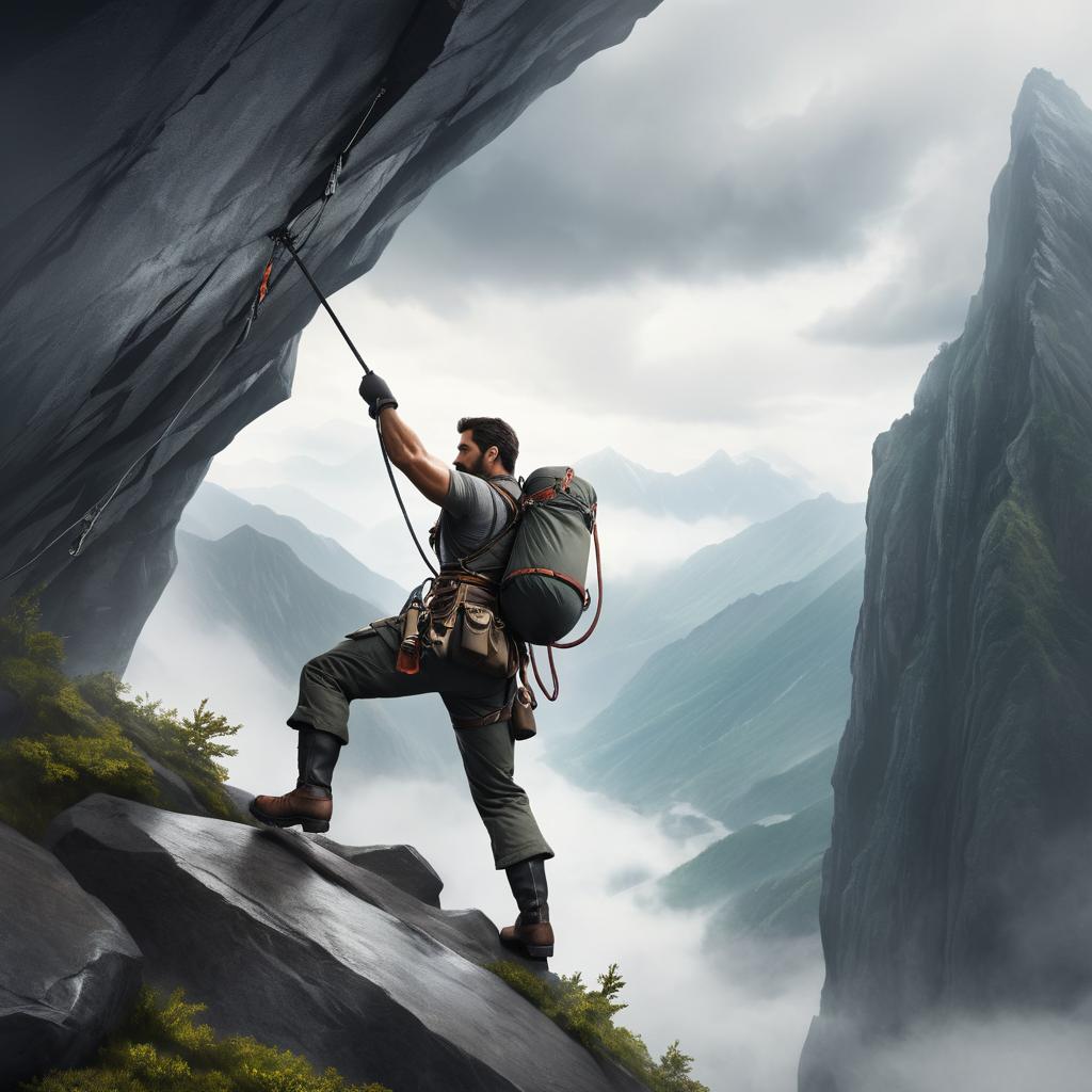 Heroic Adventure: Scaling Mountain Cliffs