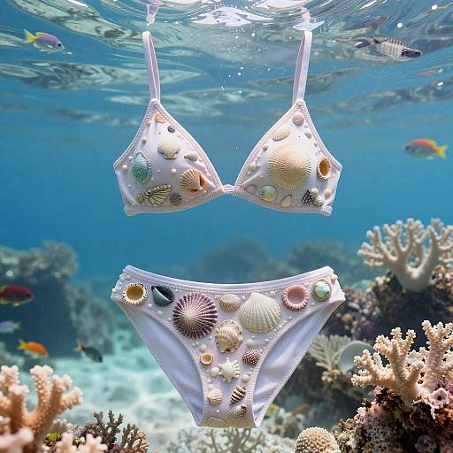 Marine Life Inspired AI Bikini Design