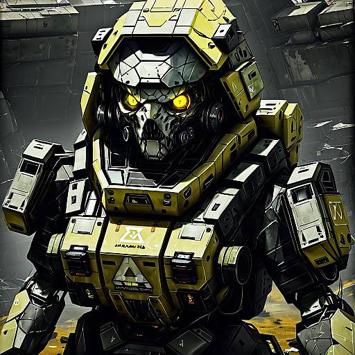 Illustration of Ash (titanfall 2), apex legends in the style of Dev (dev0614)