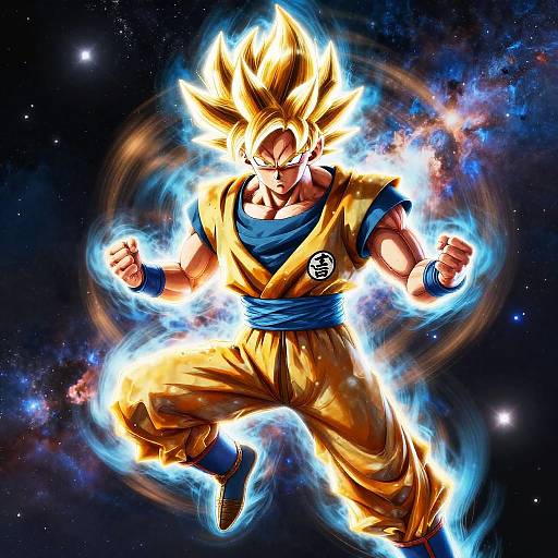 Goku and Gohan Fusion Warrior