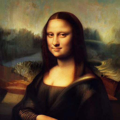 Asian Mona Lisa Portrait