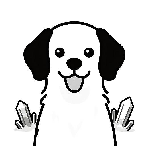 Kawaii Irish Setter Geologist Illustration