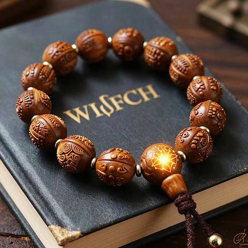 Magical Prayer Beads on Spellbook