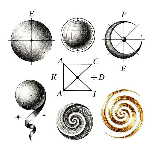 Elegant Math-Inspired Tattoo Designs