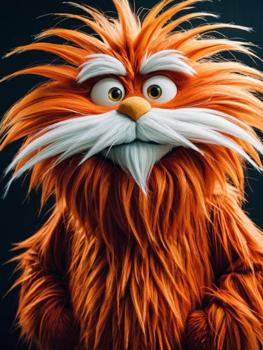 Photorealistic Lorax Costume Cosplay