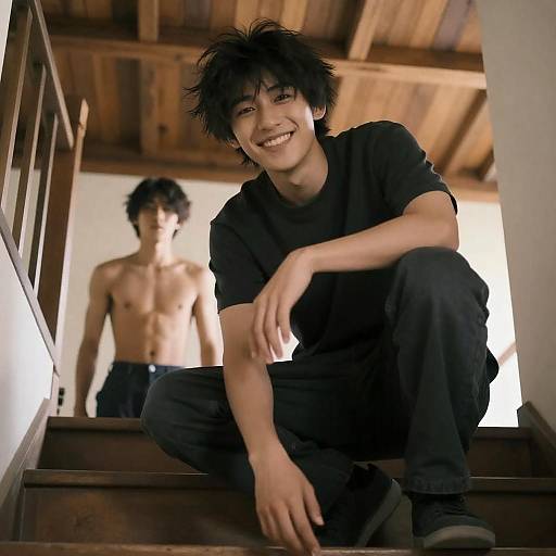 Dynamic Portrait of a Young Man