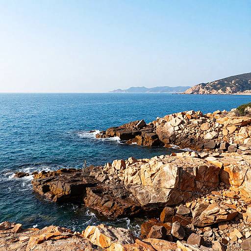 Vivid Coastal Cliff Landscape