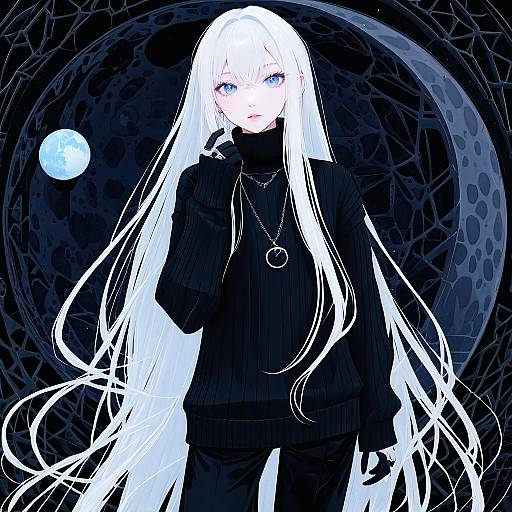 Illustration of Angelica (project moon), project moon in the style of Shiraha maru