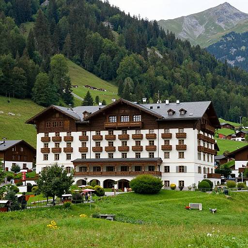 Serene Alpine Palace Hotel Escape