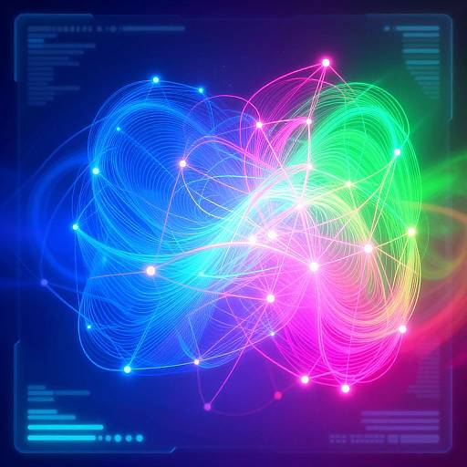 Futuristic Neon ControlNet Visualization