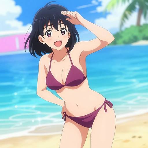 Nagatoro Bikini Summer Beach Scene