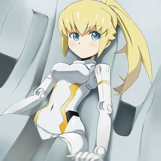 Illustration of Arnval, busou shinki in the style of Zunkome