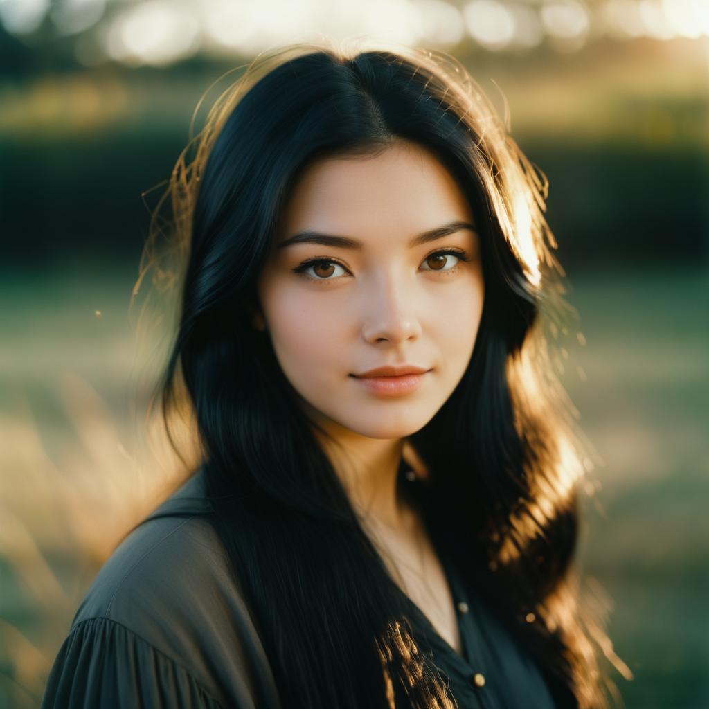 Cinematic Portrait of a Young Woman