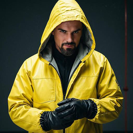 Walter White in Iconic Yellow Outfit