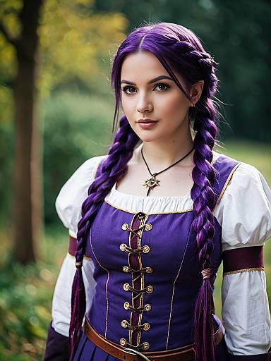 Lifestyle costume photo of Sion eltnam atlasia. Cosplay clothes